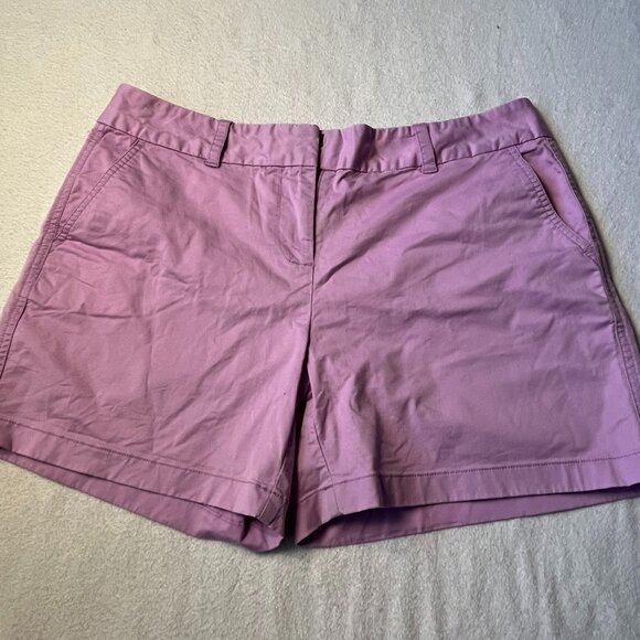 Vineyard Vines Women’s Everyday Shorts Size 10 Purple Casual Comfort - Picture 1 of 11